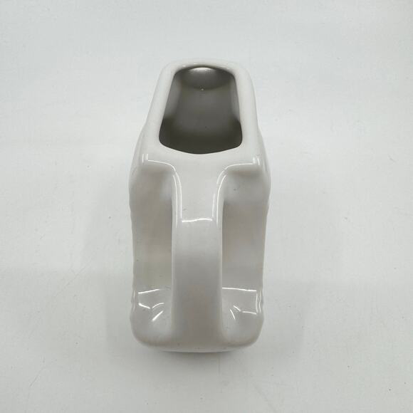 Homer Laughlin Fiesta 5-ounce Mini Disk Pitcher Serveware Ceramic Scarlet White - Picture 3 of 7